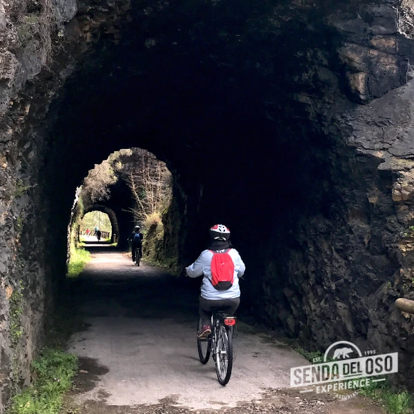 senda del oso en bici alquiler